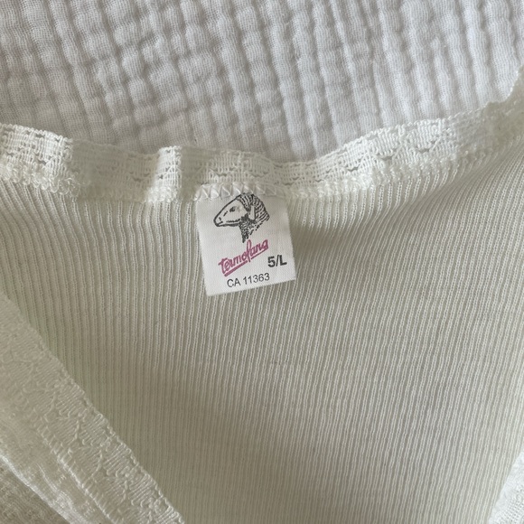 Pointelle Style Tank Top - Picture 4 of 5